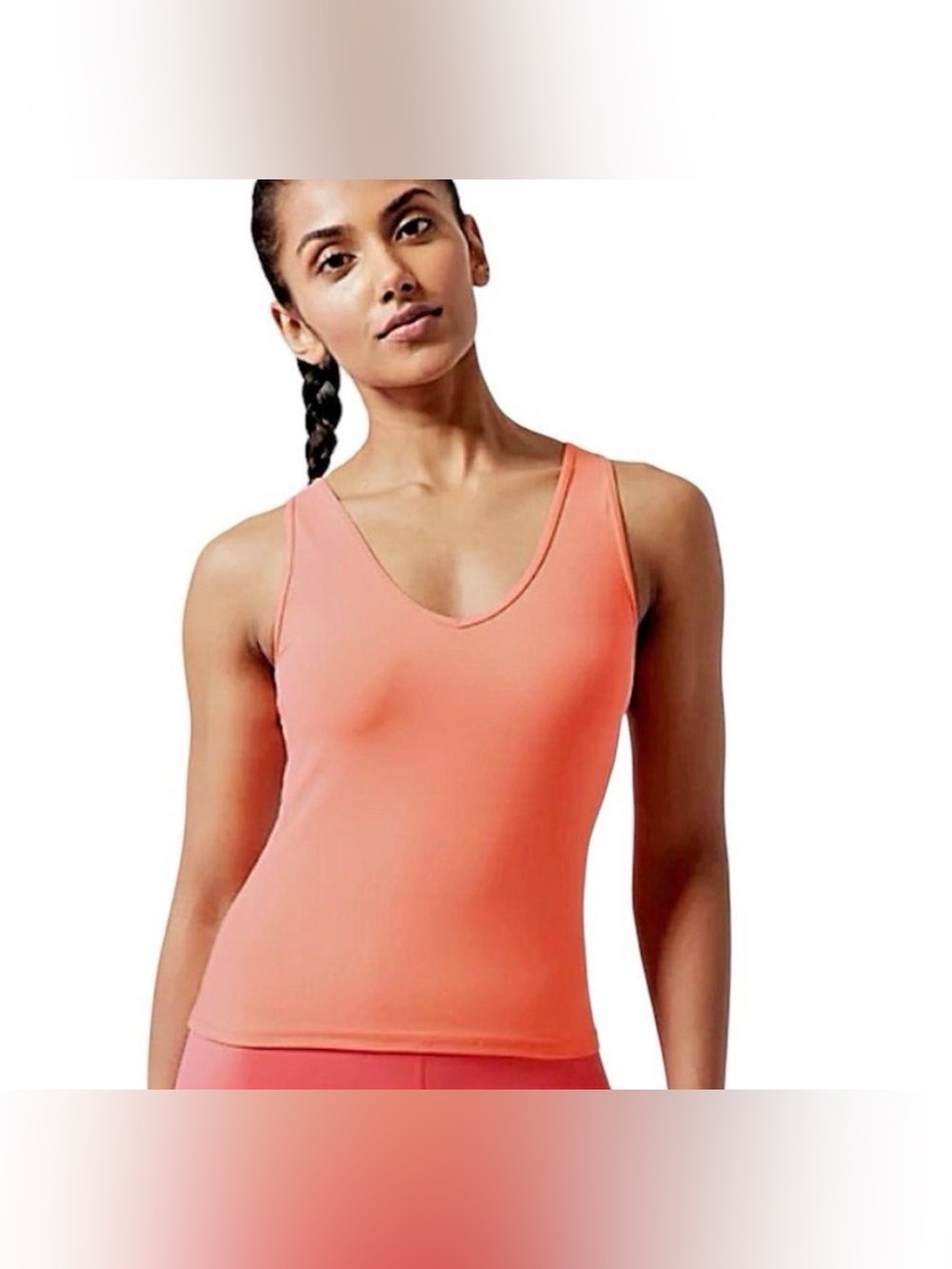 Athleta Transcend Tank in Sunset Glow